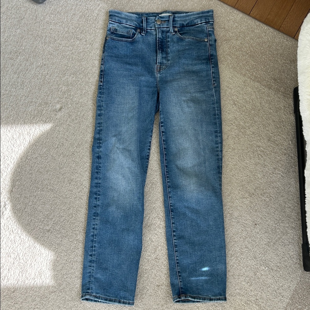 Good American “Always Fits” Straight Leg, size 00-4.